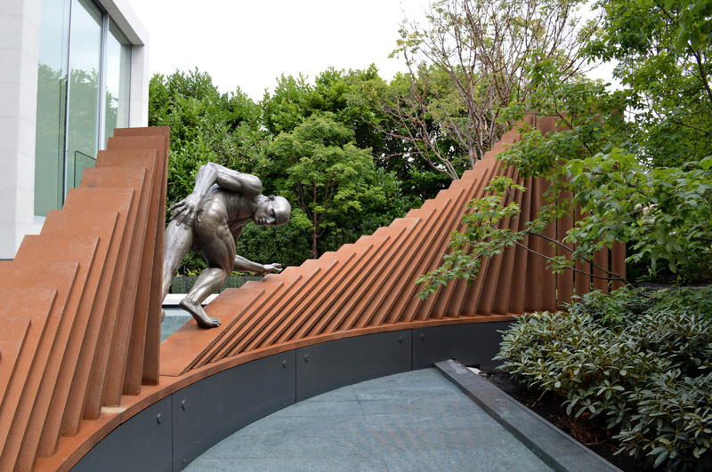 Critical Mass Commissioned Bronze, weathering steel