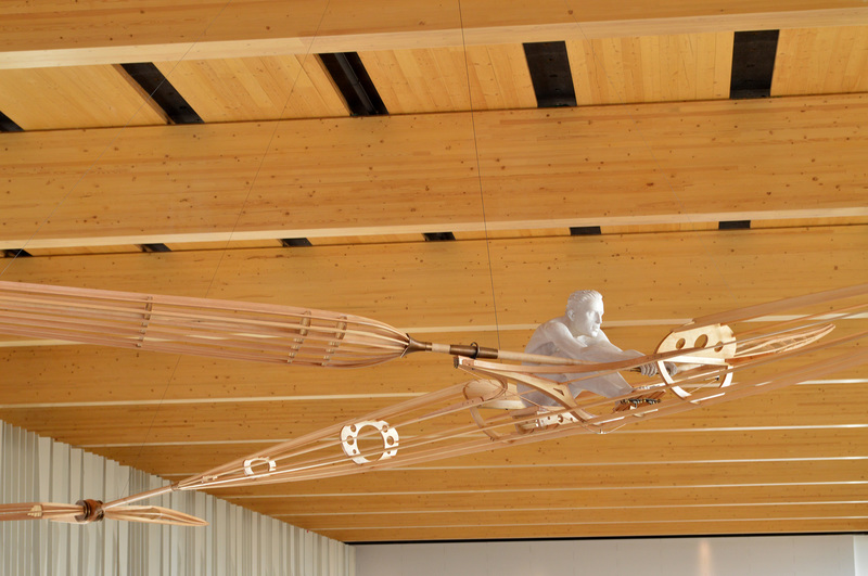 Daedalist Commissioned Sitka spruce, Baltic birch, resin, bronze