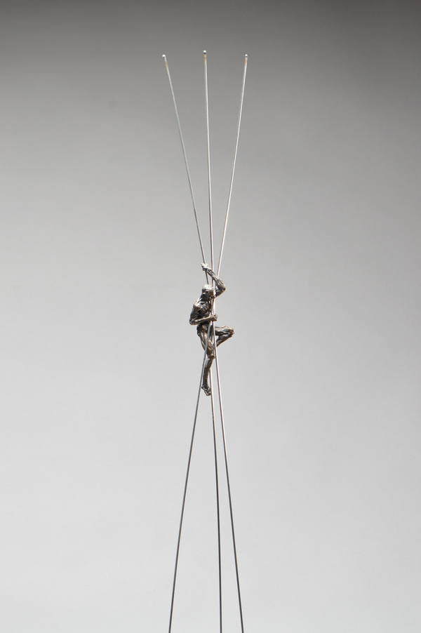 Trestle (detail) Writ Small Bronze, stainless steel, concrete