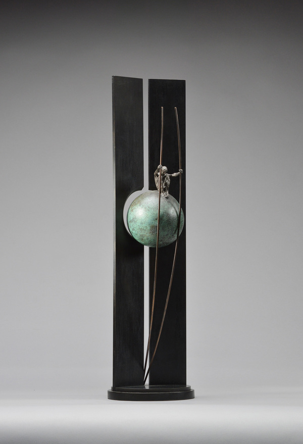 Displacement (maquette) Writ Small Bronze, steel
