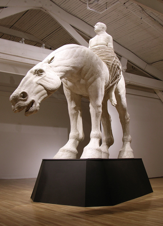 Equestrian Monument Waking Dreams Polymer-gypsum or Bronze