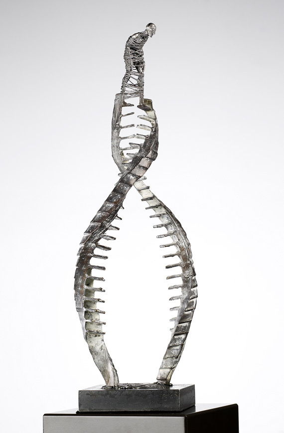 Spiral Bound Makeshift Matter Silver, bronze, lead, steel