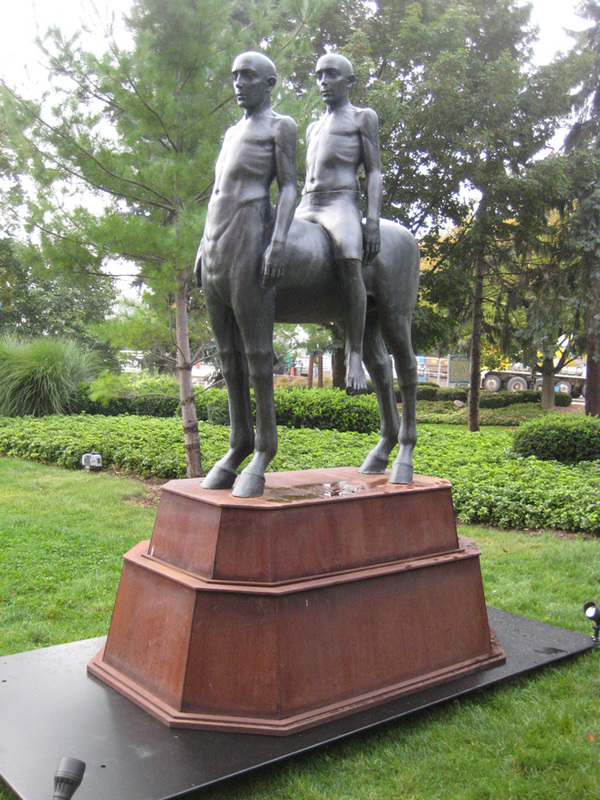 Interval (installed) Waking Dreams Bronze, corten