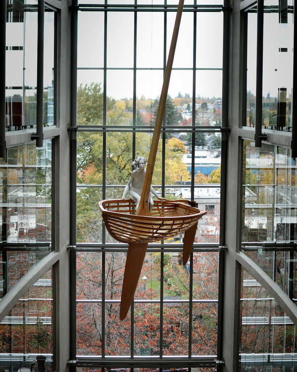 Windward Calm Commissioned Sitka Spruce, resin, bronze