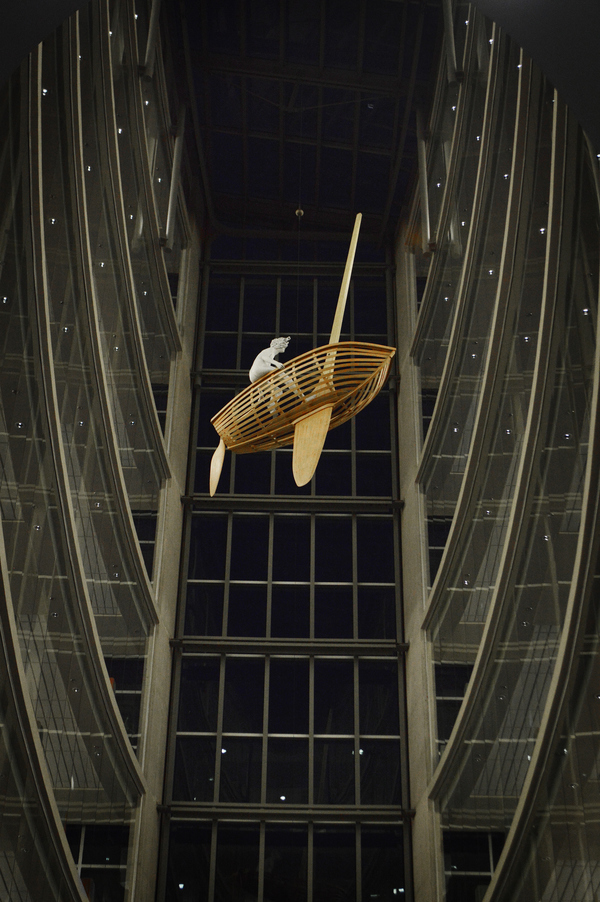 Windward Calm Commissioned Sitka Spruce, resin, bronze