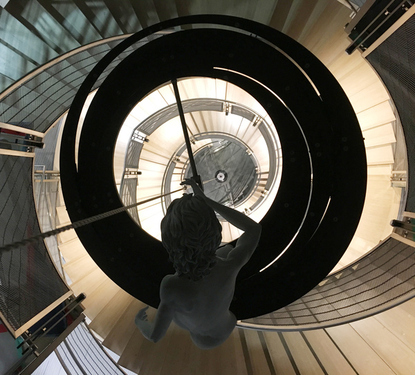 Aequilibria Commissioned Aluminum, resin, concrete, steel, stainless steel