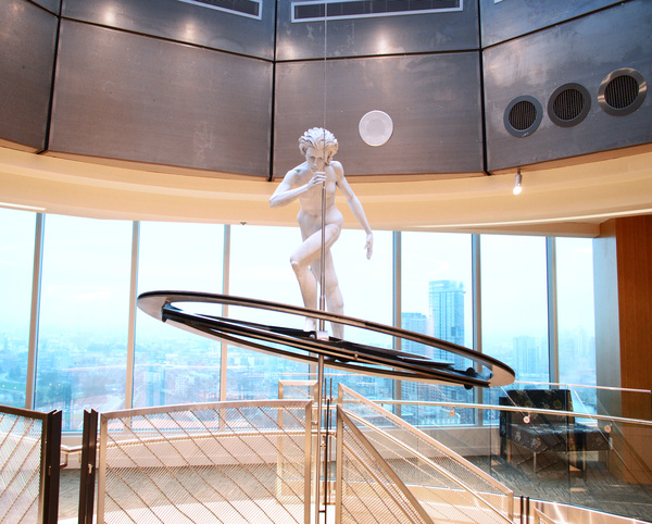 Aequilibria Commissioned Aluminum, resin, concrete, steel, stainless steel