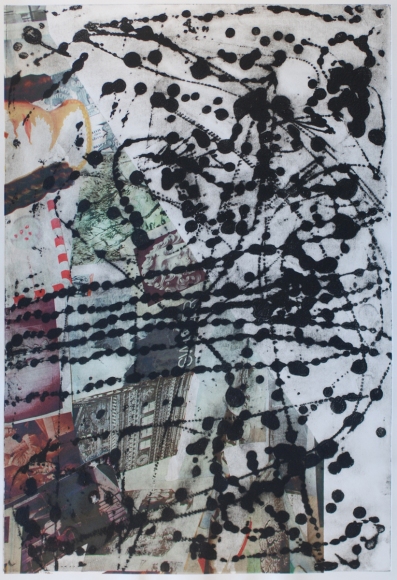 Rob Swainston Paper Combines digital chine-colle, collagraph on paper