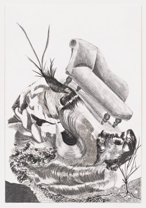 Fainting Couch Works on Paper graphite and charcoal on paper