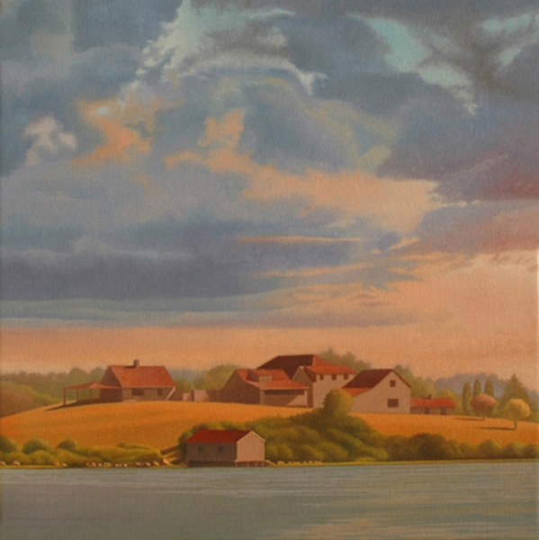 SHARON COSGROVE LANDSCAPE oil on canvas