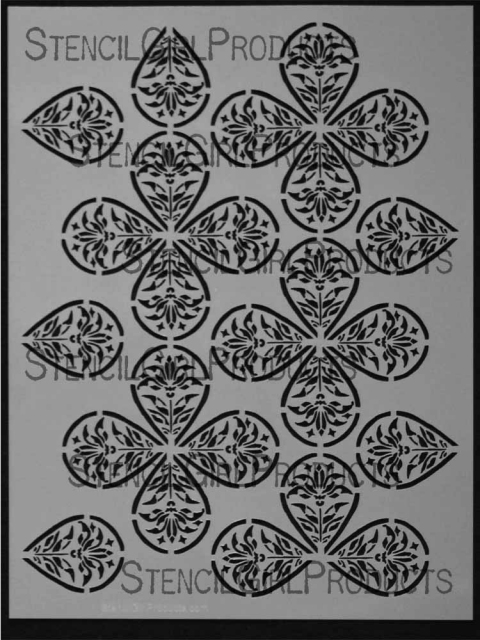 StencilGirl Products Stencils 9x12 Artist Designer - Jessica Sporn