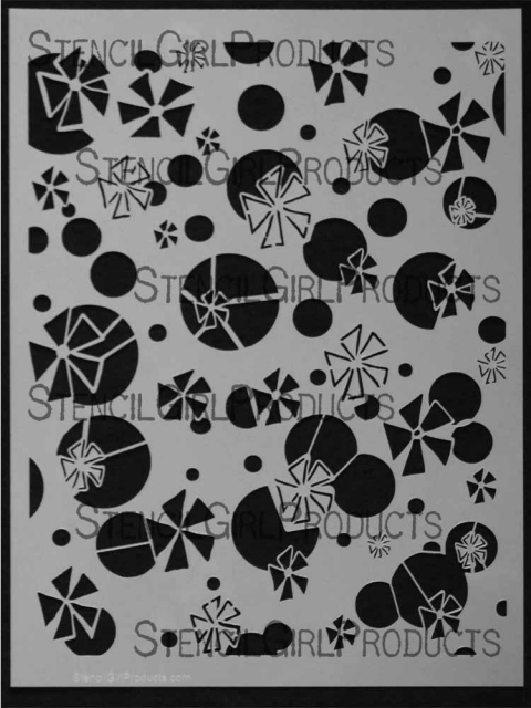 StencilGirl Products Stencils 9x12 Artist Designer - Jessica Sporn