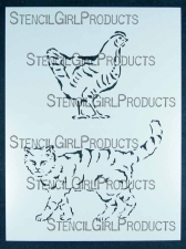 StencilGirl Products Stencils 9x12 Artist Designer - Judy Wise