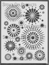 StencilGirl Products Stencils 9x12 Artist Designer - Michelle Ward