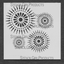 StencilGirl Products Stencils 6x6 Artist Designer - Michelle Ward