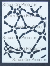 StencilGirl Products Stencils 9x12 Artist Designer - Andrew Borloz