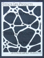 StencilGirl Products Stencils 9x12 Artist Designer - Andrew Borloz