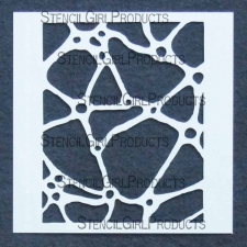 StencilGirl Products Stencils 6x6 Artist Designer - Andrew Borloz