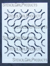 StencilGirl Products Stencils 9x12 Artist Designer - Andrew Borloz