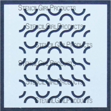 StencilGirl Products Stencils 6x6 Artist Designer - Andrew Borloz