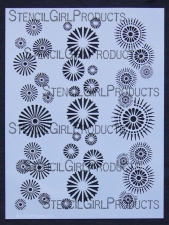 StencilGirl Products Stencils 9x12 Artist Designer - Michelle Ward