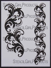 StencilGirl Products Stencils 9x12 Artist Designer - Michelle Ward