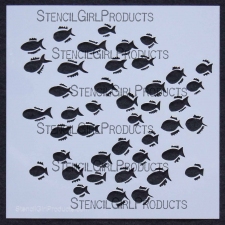 StencilGirl Products Stencils 6x6 Artist Designer - Aidan