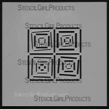 StencilGirl Products Stencils Mini 4x4 Artist Designer - Mary Beth Shaw