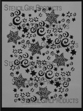 StencilGirl Products Stencils 9x12 Artist Designer - Jessica Sporn