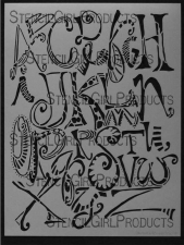 StencilGirl Products Stencils 9x12 Artist Designer - Joanne Sharpe