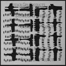 StencilGirl Products Stencils 6x6 Artist Designer - Margaret Applin
