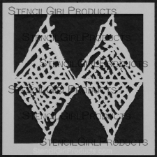 StencilGirl Products Stencils Mini 4x4 Artist Designer - Pam Carriker