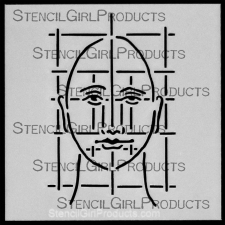StencilGirl Products Stencils Mini 4x4 Artist Designer - Pam Carriker