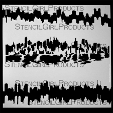 StencilGirl Products Stencils 9x12 Artist Designer - Andrew Borloz