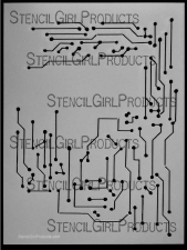 StencilGirl Products Stencils 9x12 Artist Designer - Nathalie Kalbach
