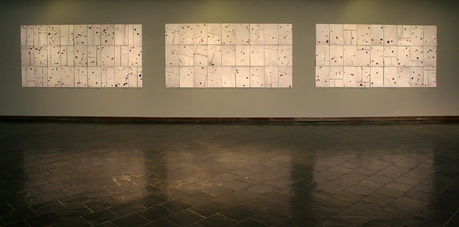 Steve Rossi Sidewalk Alchemy Inkjet prints and gold leaf