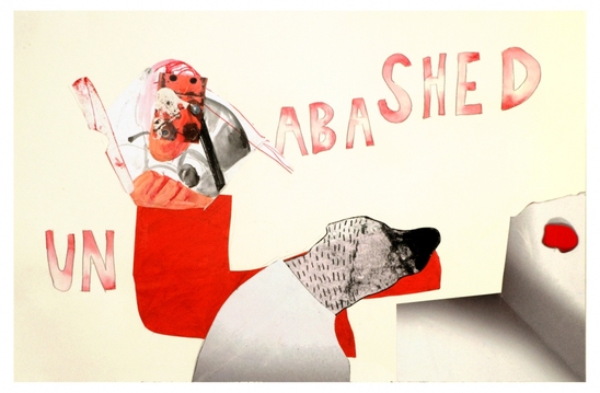 Tatana Kellner DRAWINGS trace monoprint, digital print, collage