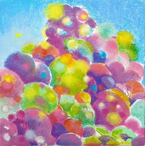  After the Disaster: Color Soft pastel on paper