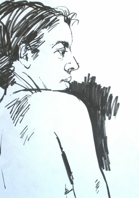 Amanda Barragry Portraits in Ink Ink