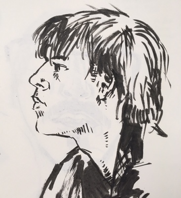 Amanda Barragry Portraits in Ink Ink