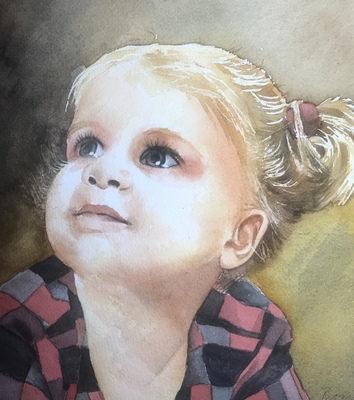 Amanda Barragry Portraits in Watercolor Watercolor