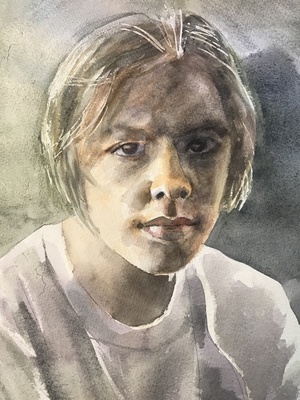 Amanda Barragry Portraits in Watercolor Watercolor