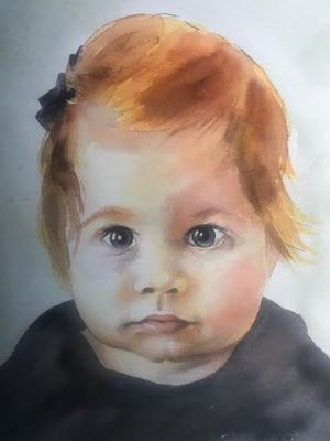 Amanda Barragry Portraits in Watercolor Watercolor