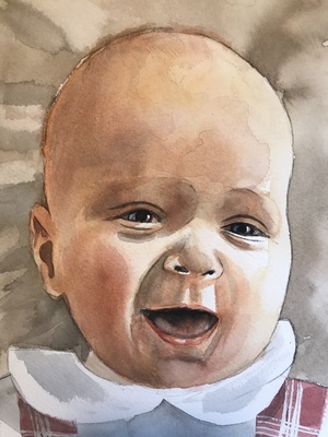 Amanda Barragry Portraits in Watercolor Watercolor