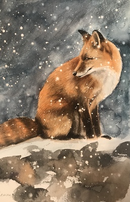 Amanda Barragry Animals Watercolor