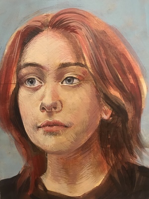 Amanda Barragry Portraits in Egg Tempera Egg Tempera