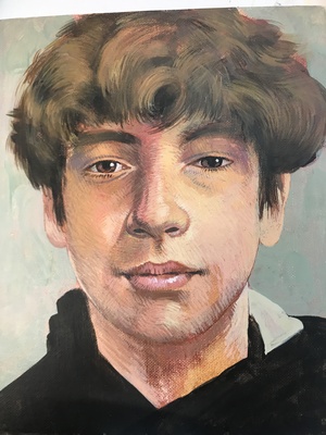 Amanda Barragry Portraits in Egg Tempera Egg Tempera