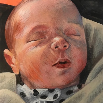 Amanda Barragry Portraits in Egg Tempera 