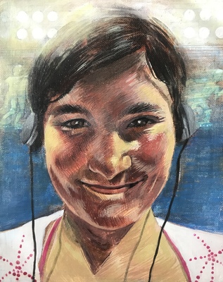 Amanda Barragry Portraits in Egg Tempera 