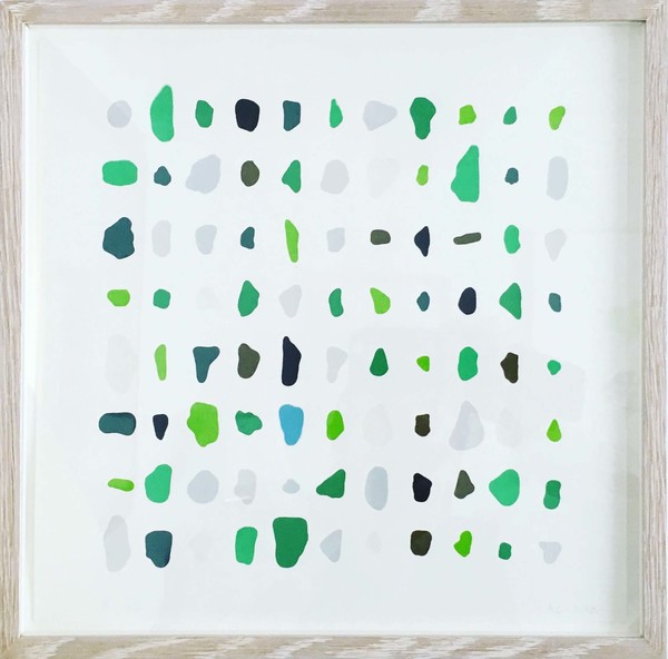 Andrew Carter - Artist & Printmaker Sea Glass 10 colour screen print